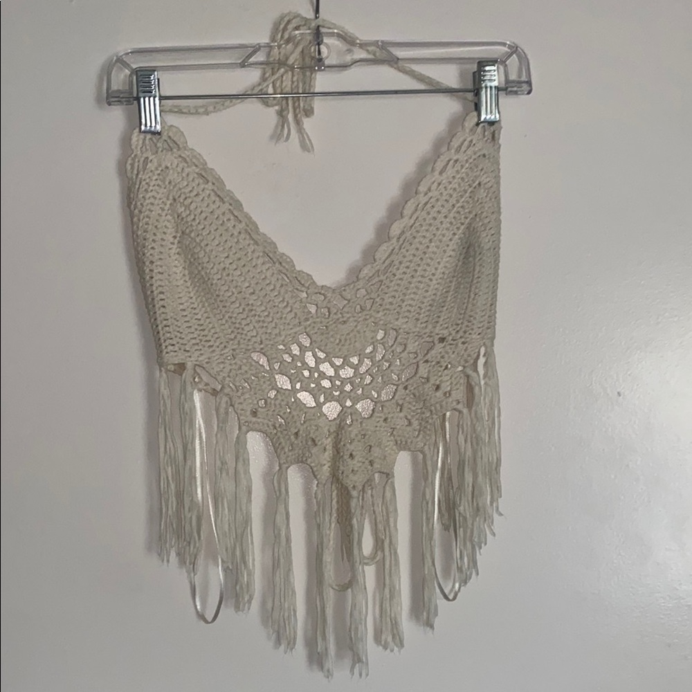 Timing Crochet Halter Top